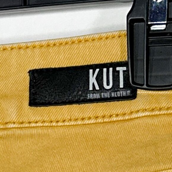 Kut From The Kloth Distressed Jane High Rise Frayed/Raw Hem Shorts Size 6 - Picture 14 of 16